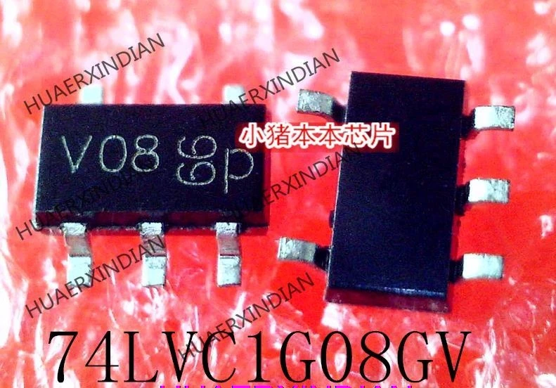 74LVC1G08GV 74LVC1G08  Print  V08 SOT23-5 New And Original