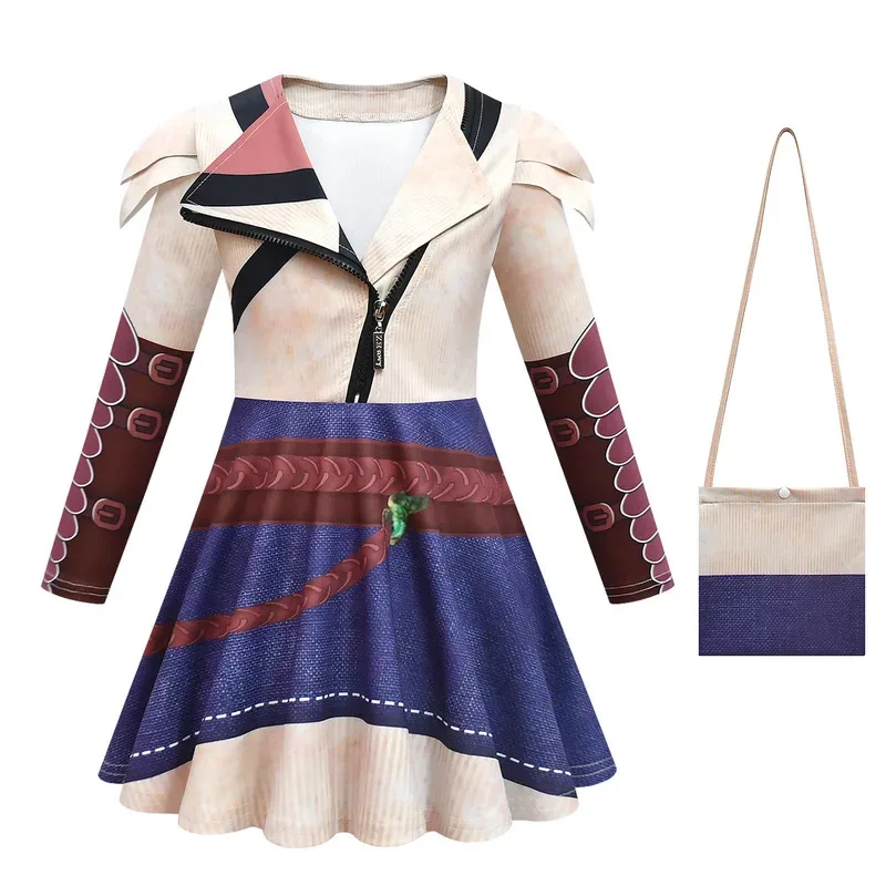 zz04zz12Детский костюм черного мифа для девочек, косплей, Король обезьян, пальто Wukong + сумка, подарок на Хэллоуин, карнавал, день рождения для детей