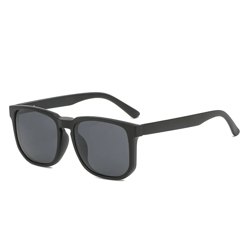 VCKA-Lunettes de soleil rétro polarisées pour myopie, 6 en 1, pour hommes et femmes, monture avec clip magnétique, miroir,-0.5 à-6.0