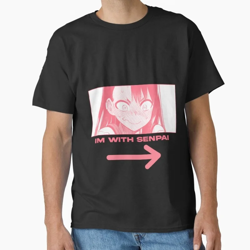 1030 Dont Toy With Me Nagatoro Hayase Gift for Anime lover 100% cotton Y2K clothes O -Neck Short Sleeve Graphic T-Shirt S-6XL