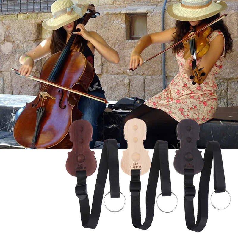 

Нескользящий коврик для виолончели с регулируемой длиной, ремень из цельного дерева, концевая шпилька, подставка, держатель стопора, противоскользящее устройство, детали виолончели, нескользящий коврик