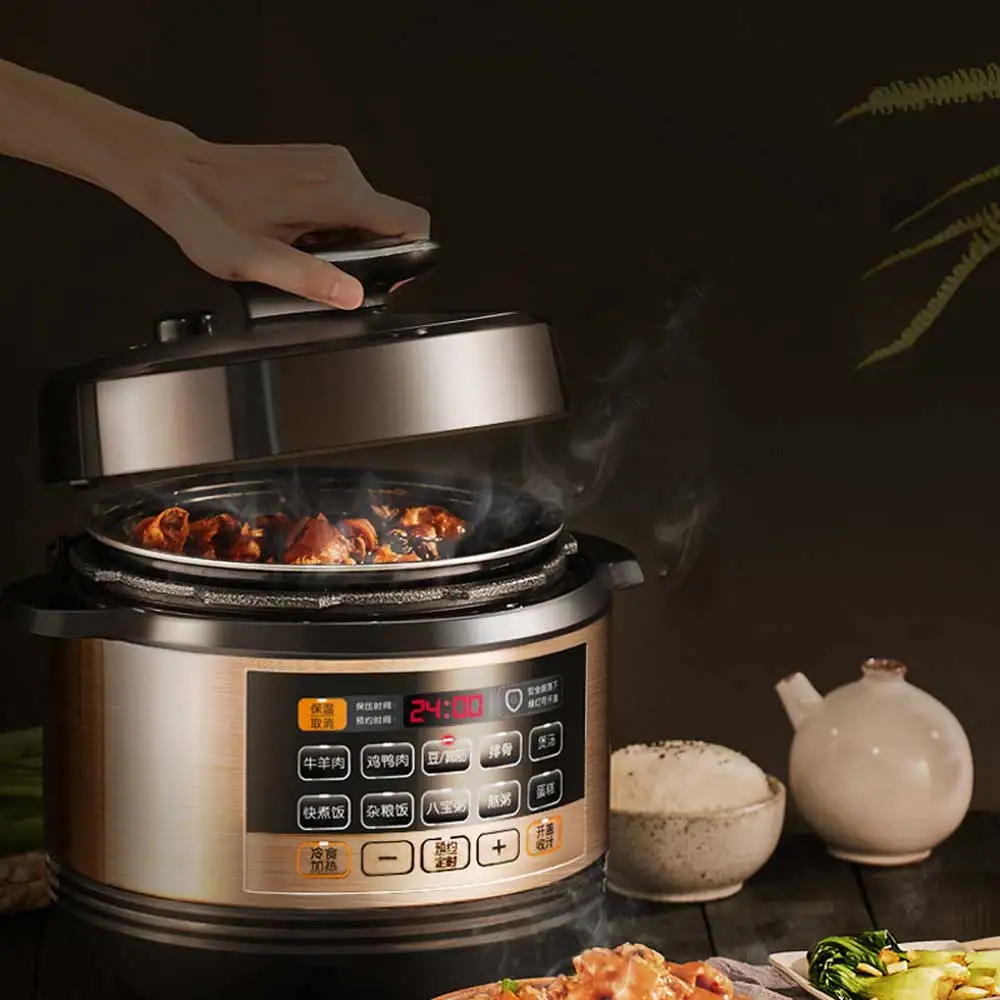 

Household dual tank electric pressure cooker Intelligent electric pressure cooker Electric rice cooker