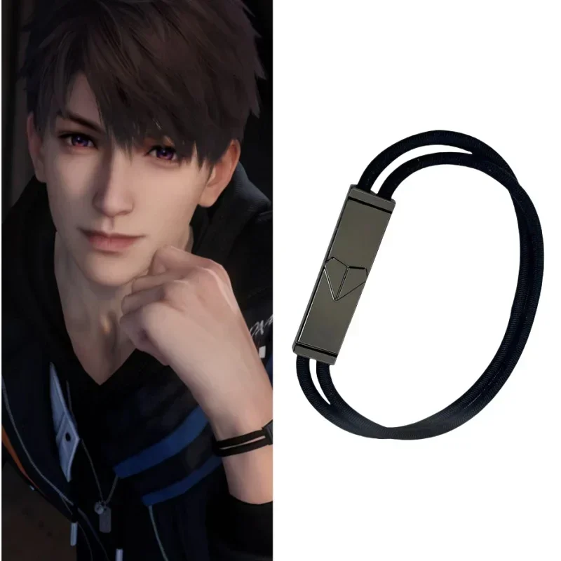 الحب والفضاء العميق أنيمي لعبة الأجهزة الطرفية Caleb الانضباط الذاتي سوار القلب نمط الأزياء زوجين سوار هدية عيد ميلاد