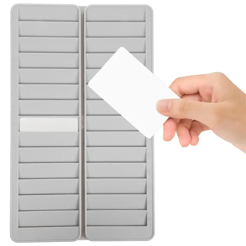 Multi-slots Cards Holder Hotel Room Cards Holder Work Cards Organizer Hanging Cards Organizer School Office Supplies