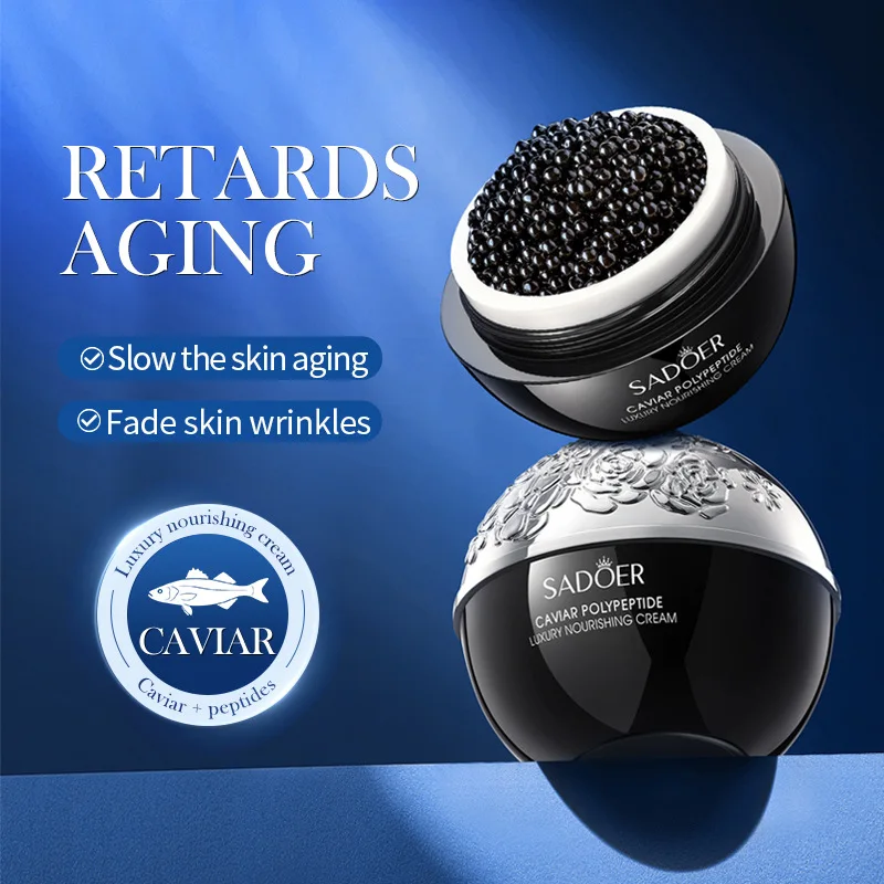 Caviar Polypeptide Luxury Skin Nourishing Essence Cream Anti Wrinkle Moisturizing Deep Skin Rejuvenating Face Cream