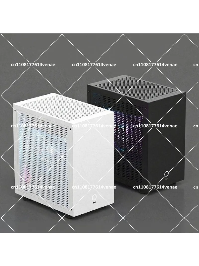 M21 / M31 Mini ITX Computer Case, Supports 120mm AIO Liquid Cooler, Low-Profile GPU and 1U Flex ATX PSU, Compact Small