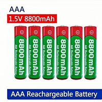 Brand New 1.5V AAA  Alkaline Rechargeable Batteries with 8800mAh Suitable for Clocks Mice Computers  Toys Etc And More