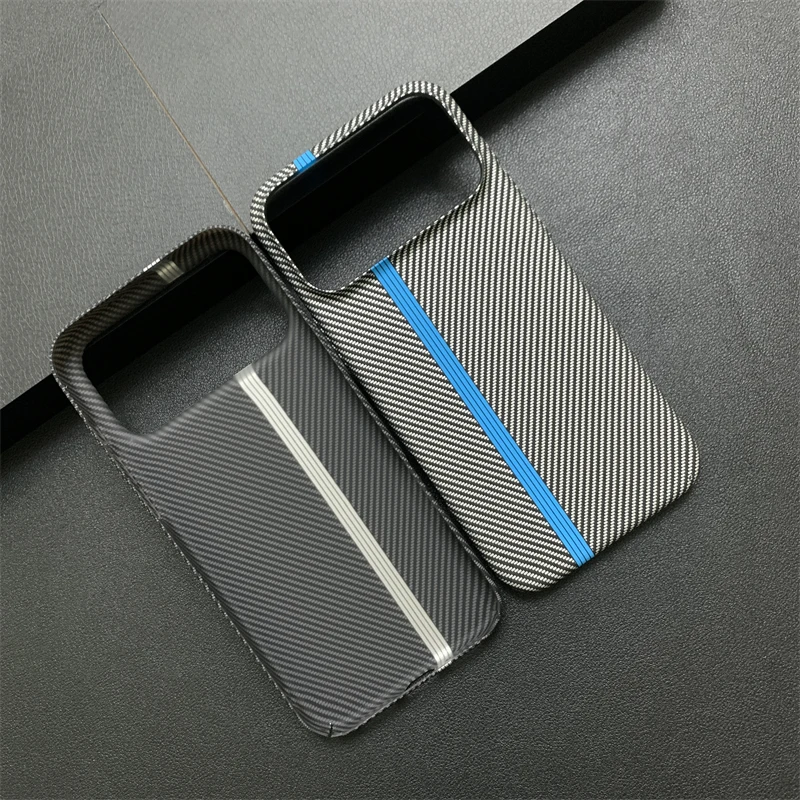 Para apple iphone 17 pro max caso duro de fibra carbono fino capa protetora casos para iphone 16 15 14 13 12 pro max escudo