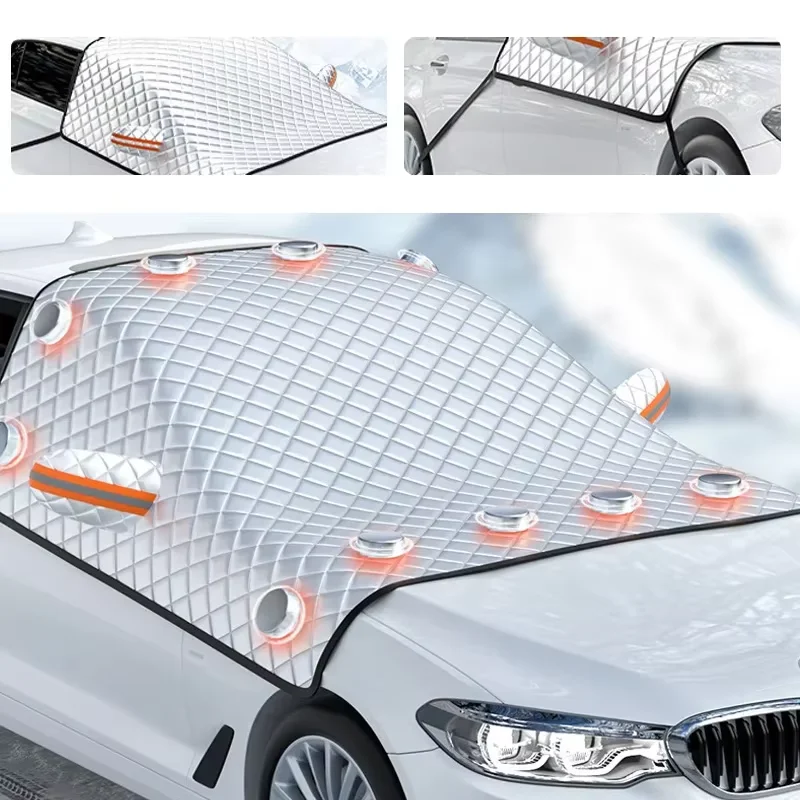 1PCS Car Windshield Cover Winter Ice Snow Dust Frost Guard UV  Outdoor Car Front Window Sun Shade Exterior Protector Accessories