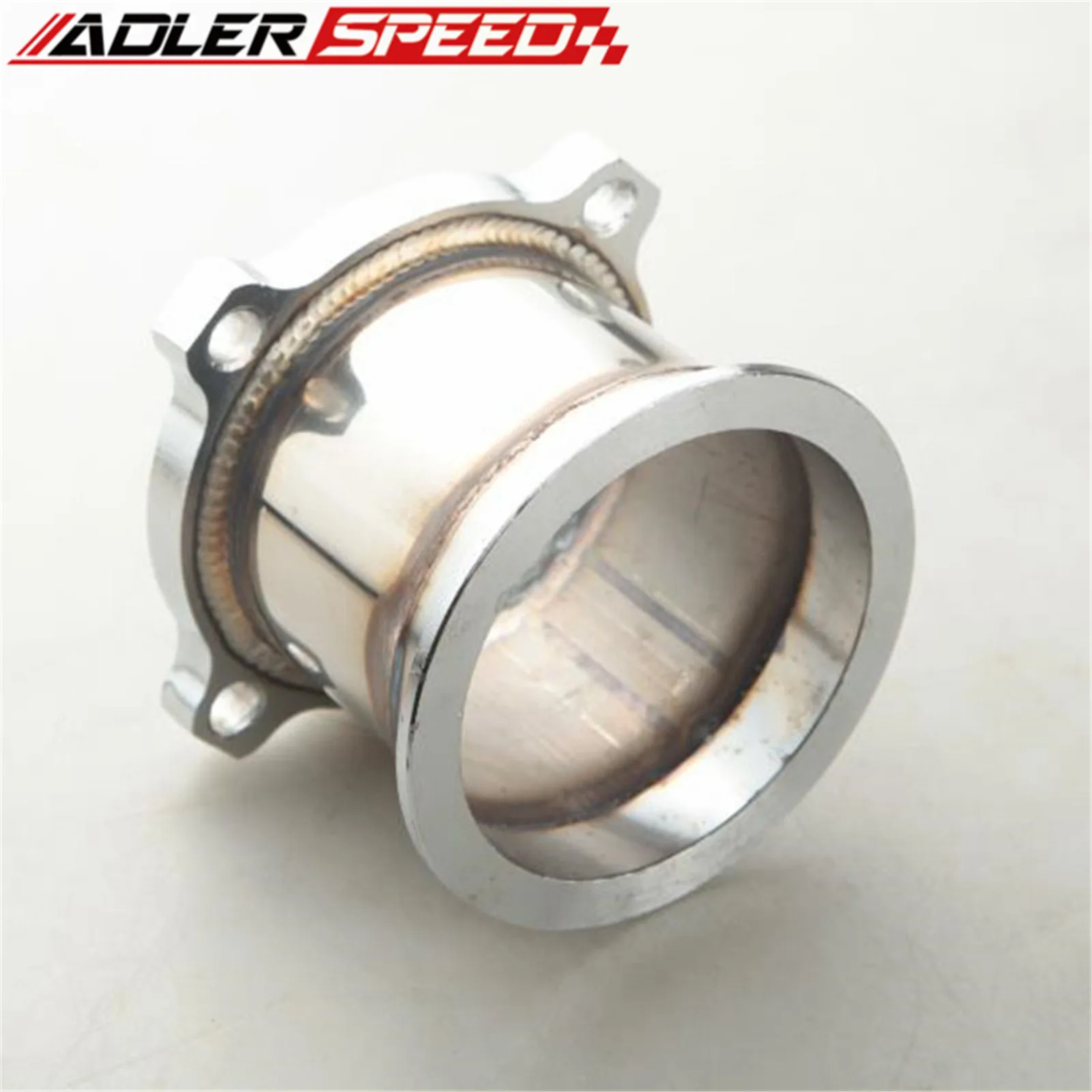 

T3 GT 3'' ID 4 Bolt Flange to 3'' V Band Converts Adapter Exhaust Turbo Downpipe