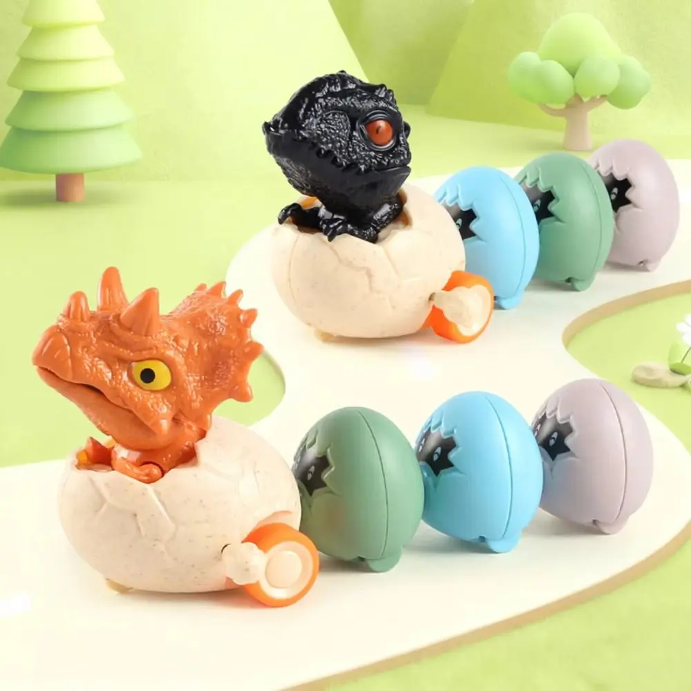 

Cartoon Design Clockwork Dinosaur Toys Simulation Egg Shell Design Simulation Tyrannosaurus Rex Toys Magnetic Connection Funny
