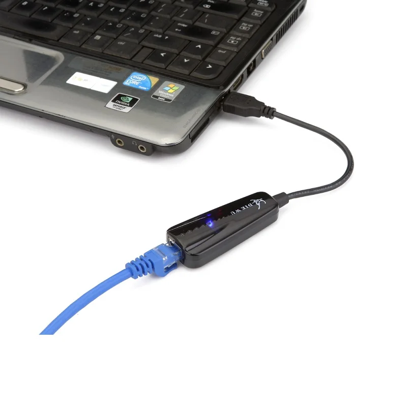 DIEWU ПК Ноутбук RJ45 к USB Сетевой адаптер USB3.0 Внешняя сетевая карта