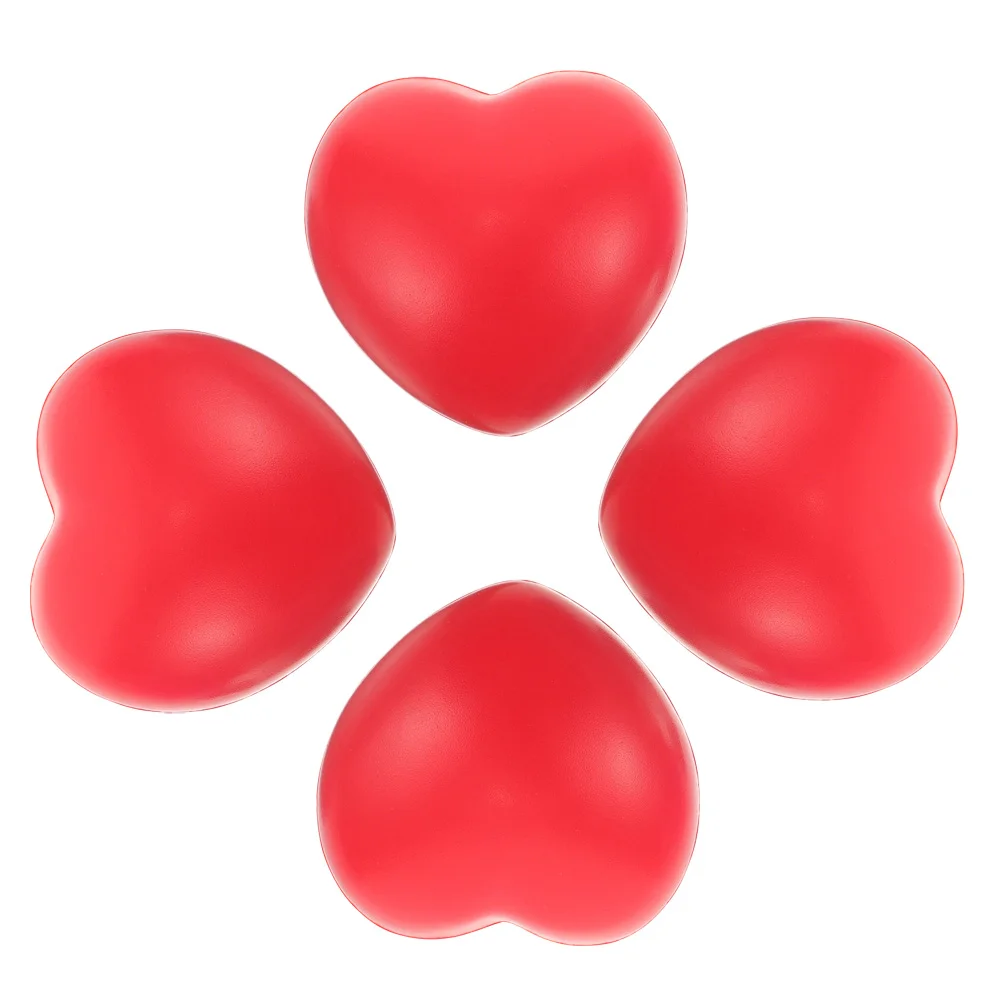 

4 Pcs Rehabilitation Grip Ball Squeeze for Arthritis Hand Therapy Heart Exercise