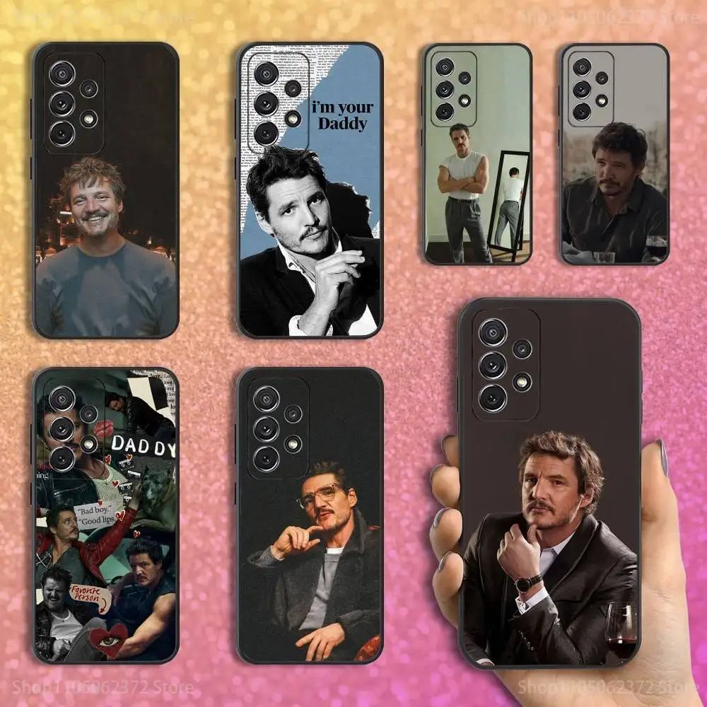 

Actor P-Pedro P-Pascal Cool Phone Case For Samsung S25,S24,S23,S22,S21,S20,S10,Ultra,Plus,Lite,FE,Soft Silicone Black Cover