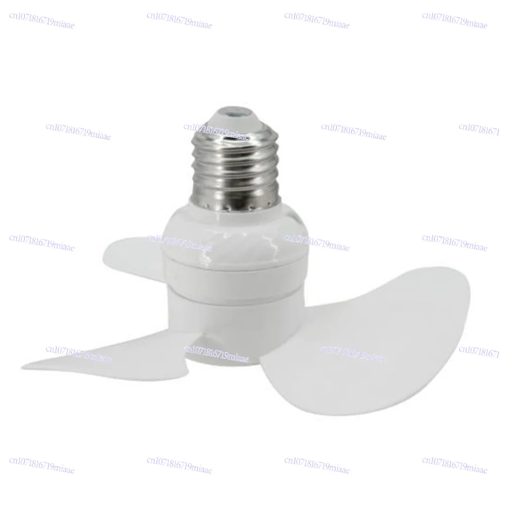 14CM Compact Ceiling Fan E27 Socket Mount Brushless Motor Quiet Indoor Air Circulation Fan