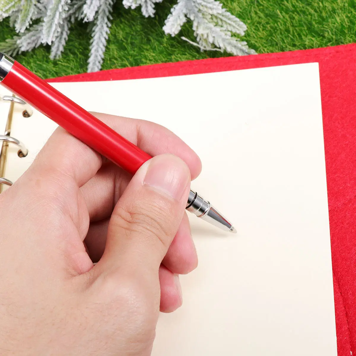 Metal Touch Screen Pen Capacitive Stylus Red Sensitive Tip Handwriting for Phone Computer Capacitive Pens Smooth Surface Writing