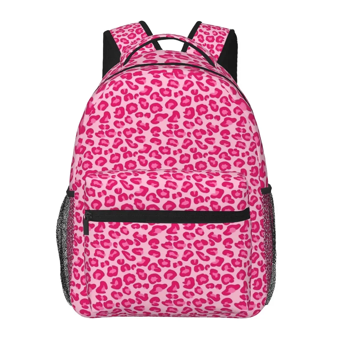 

Leopard Print In Pastel Pink Hot Pink And Fuchsia One Casual Backpack