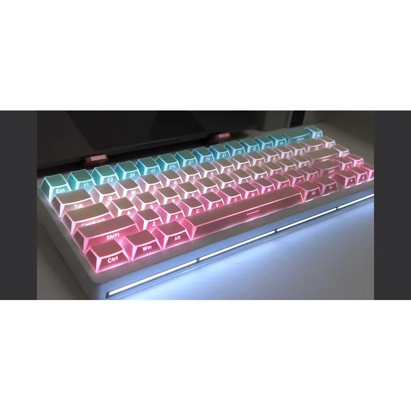 Macaron Original Custom PBT+PC Dual-Material Full-Layout Shadow Series Keycaps