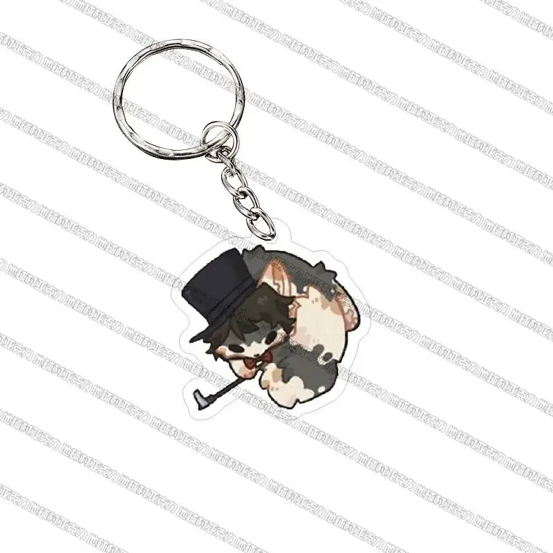 Lord of Mysteries Anime Keychain Guimi Zhi Zhu Acrylic Key Chain Klein Moretti Zhou Mingrui Animals Series Bag Decor Collection