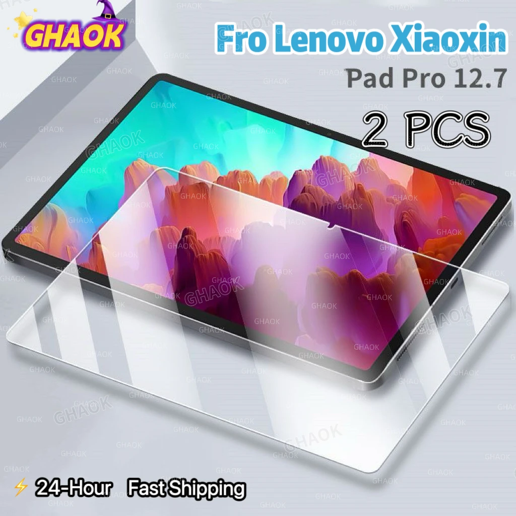 

2Pcs Tempered Glass Screen Protector for Lenovo Idea Tab Pro 12.7 2023-2025 inch Film Glass