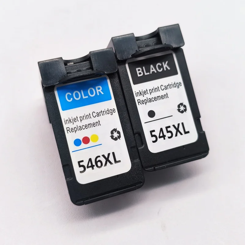 خرطوشة حبر متوافقة PG545 545XL 546XL لاستبدال Canon 545 CL546 للطابعة Pixma MG3051 MG3052 MG3053 MX490