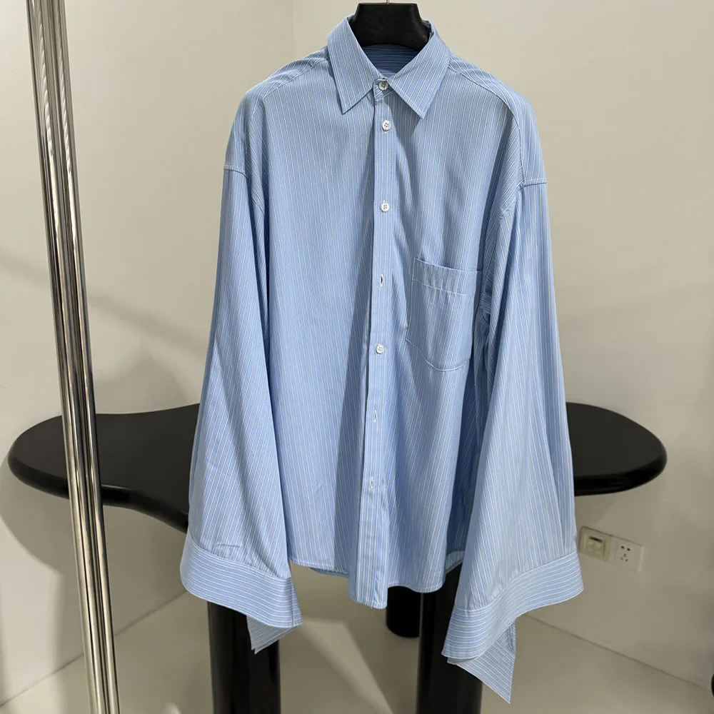 

High-quality 2026 new women's loose-fitting long-sleeved shirt. The sleeves can be tied. Casual and fashionable xy150492