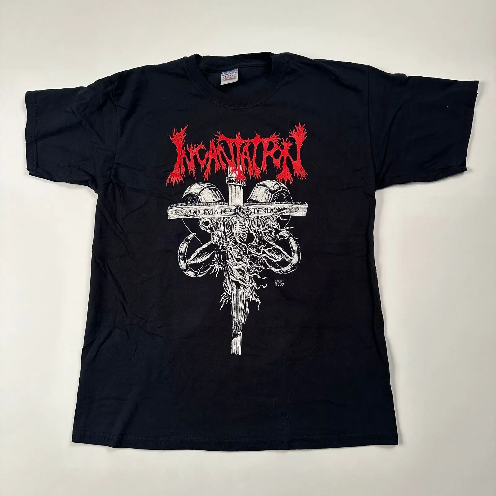 Vintage 2005 Incantation T Shirt Large