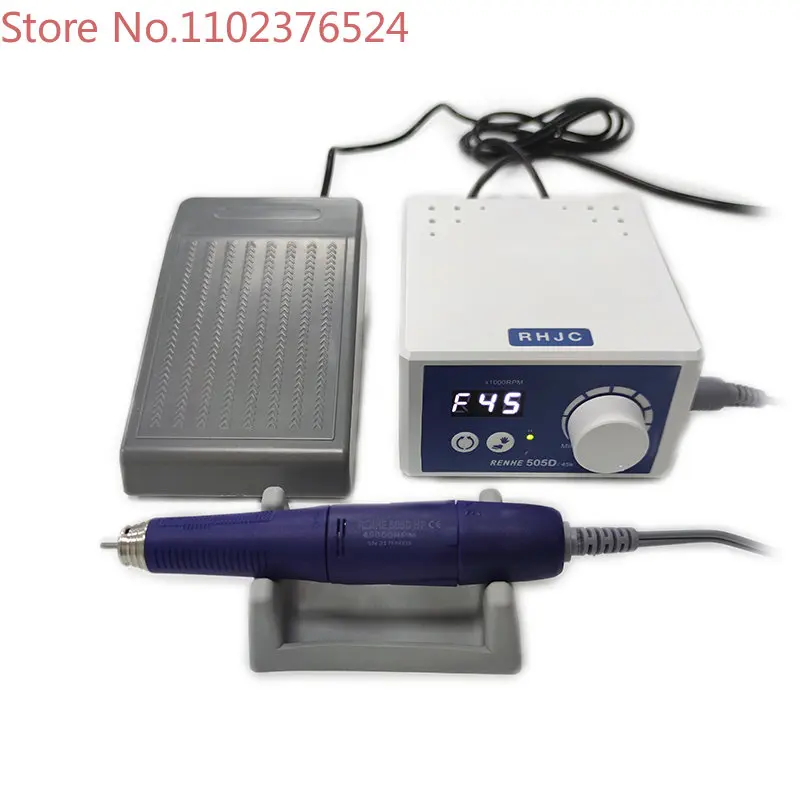 Factory Direct Renhe505D 45000rpm strong jewelry micromotor with 90w output and torque 4.2N.cm