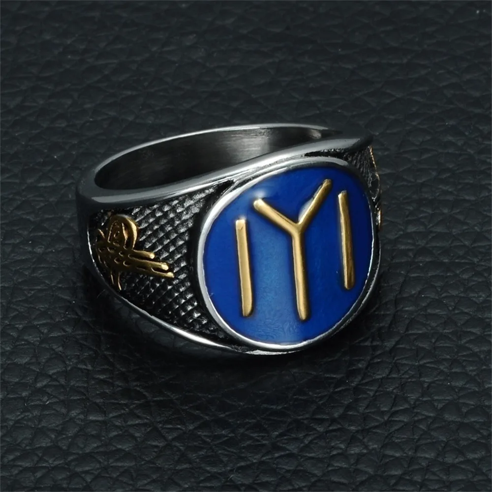 Niche Exquisite Gothic Simple Fashion Men's Birthday Gift Ring Jewelry Anniversary Street Party Light Luxury Ring Jewelry