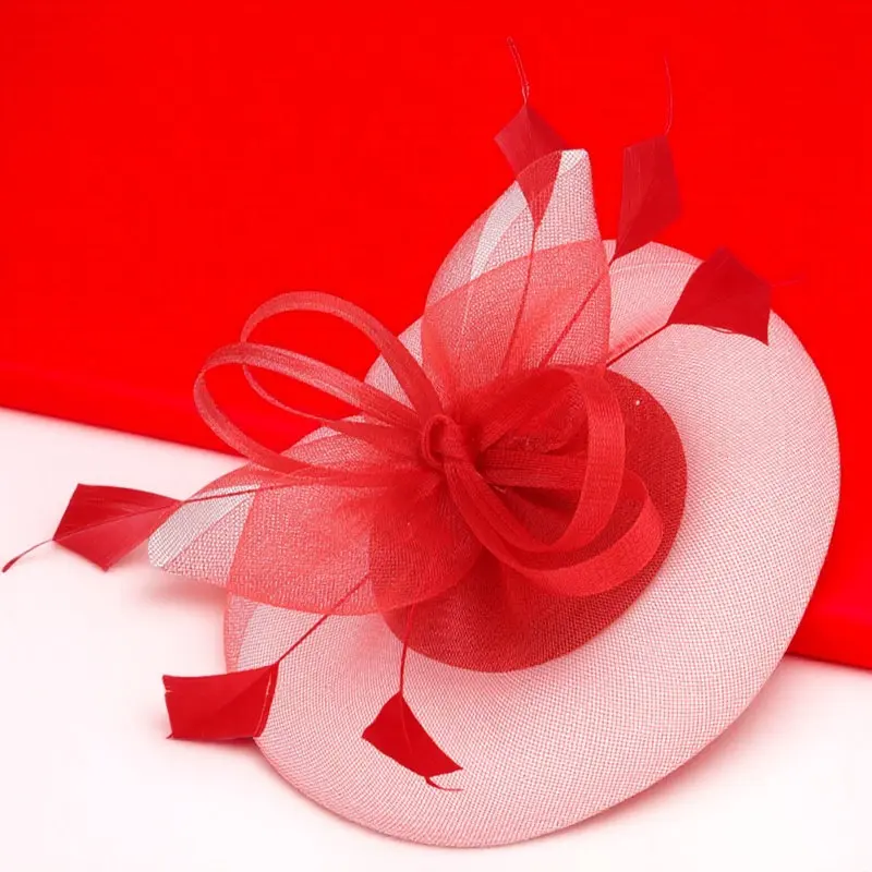 

Элегантный легкий головной убор-фасцинатор с цветами для женщин: свадебный, для чаепития, банкета, из тюля, аксессуар для волос