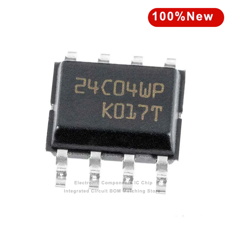 100PCS 24C04WP M24C04-WMN6TP SOP M24C04 SOP-8 24C04 SOP8