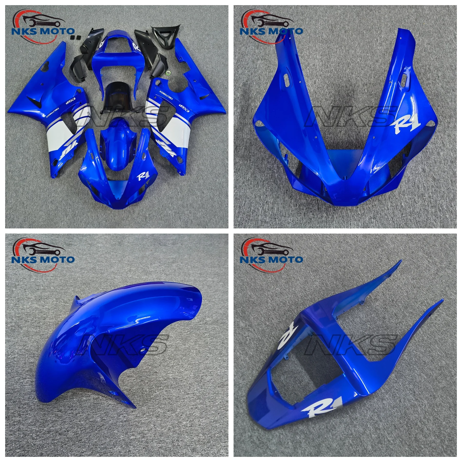 

Rebuild Motorcycle Fairings YZF R1 2000 2001 Motorcycle Fairing Kit Injection Cowling For YAMAHA YZFR1 00 01