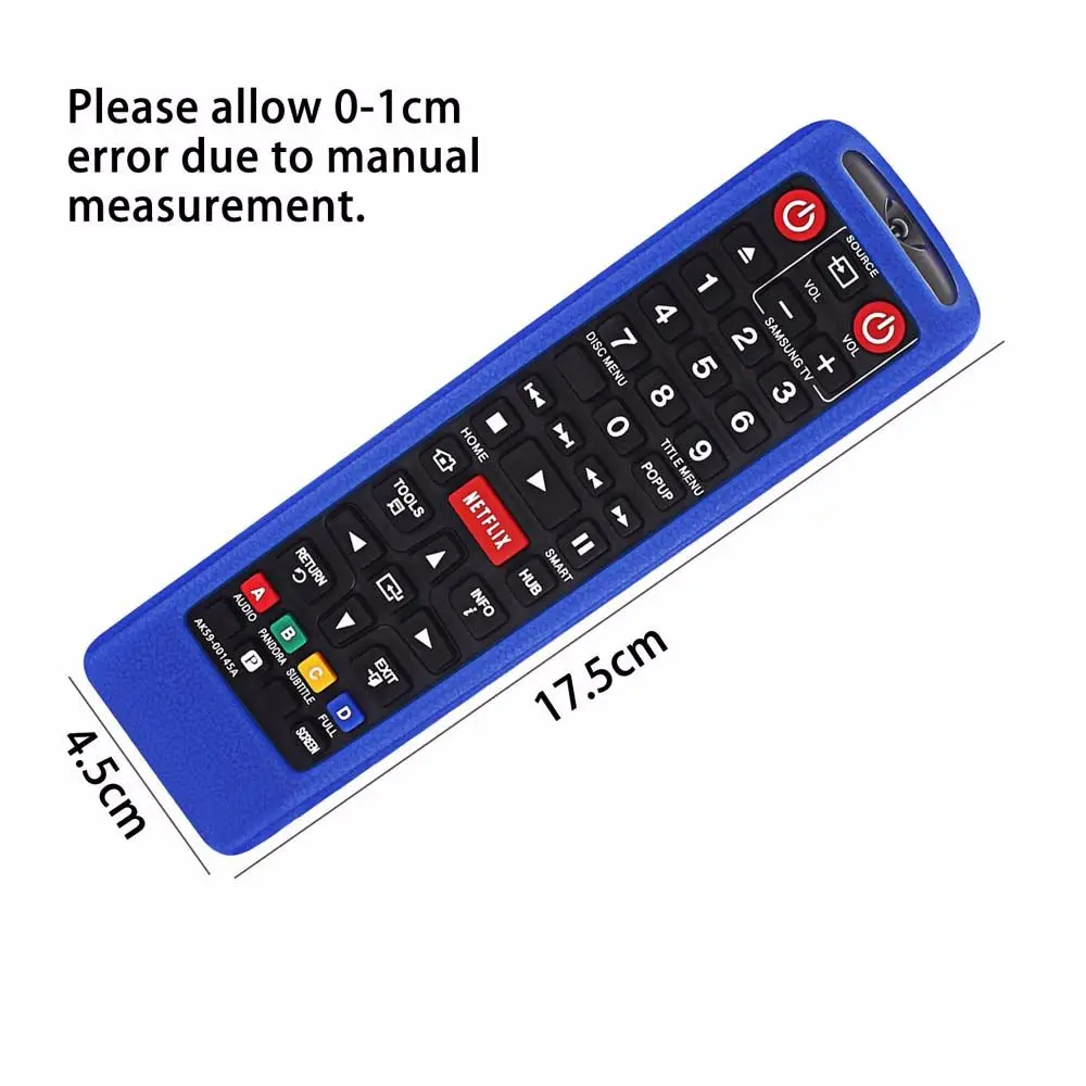 Capa protetora de controle remoto de TV para Samsung, Silicone Soft Cover, AA59-00786A, AA59-00602A, AA59-00666A, 00637, 00817A