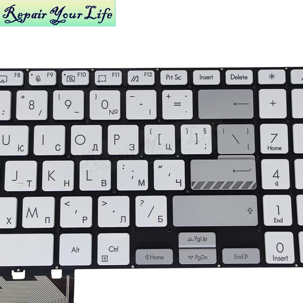 M7600 UK BG Bulgaria Backlit keyboards For ASUS Vivobook Pro 16X OLED M7600 X7600 M7600QE M7600QA M7600QC 560XBG00 560XUK00 New