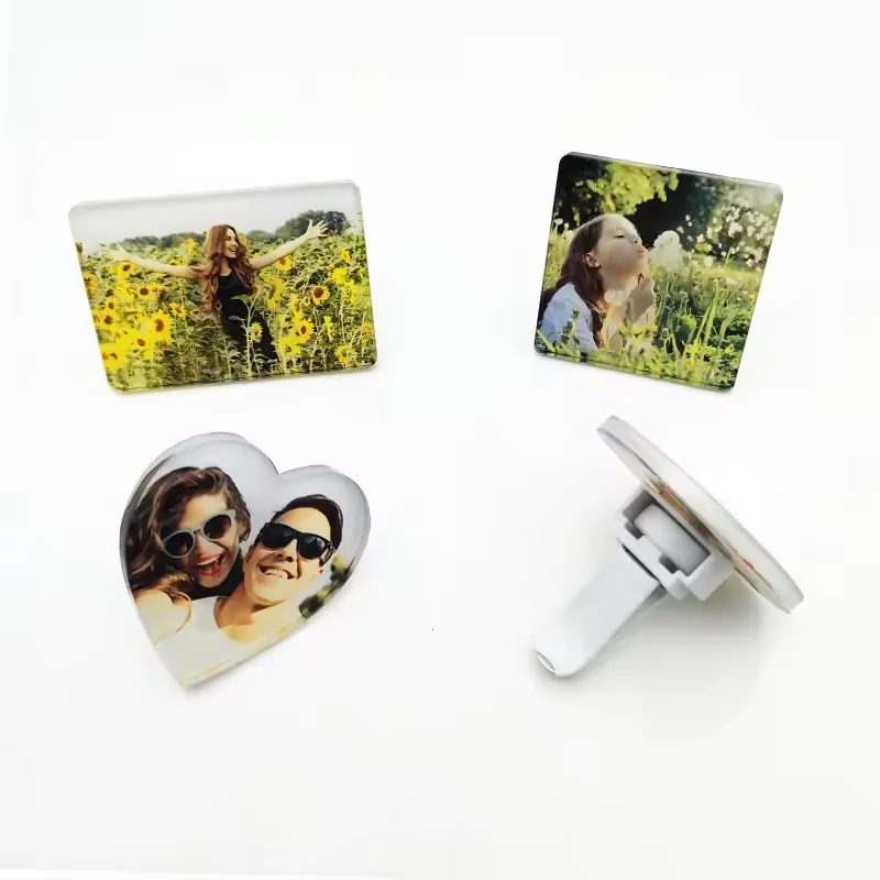 Free Shipping 20pcs/lot Custom Sublimation Blanks Car Clip Vent Air Freshener For Father Gifts Valentine's Gifts