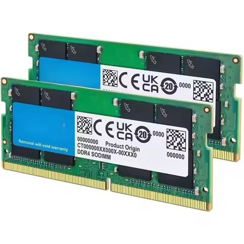 64GB DDR4 3200MHz SODIMM Laptop RAM Memory Kit 2x32GB PC4-25600 CL22 for Intel AMD