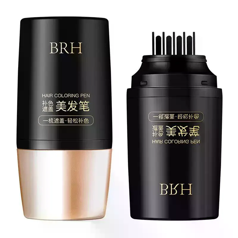 

Hair Dye Pen Temporary Hair Coloring Grey Root Cover Up Enhancer Anti Hair Loss Stick Pen Hair Filling Cover Grey Concealer