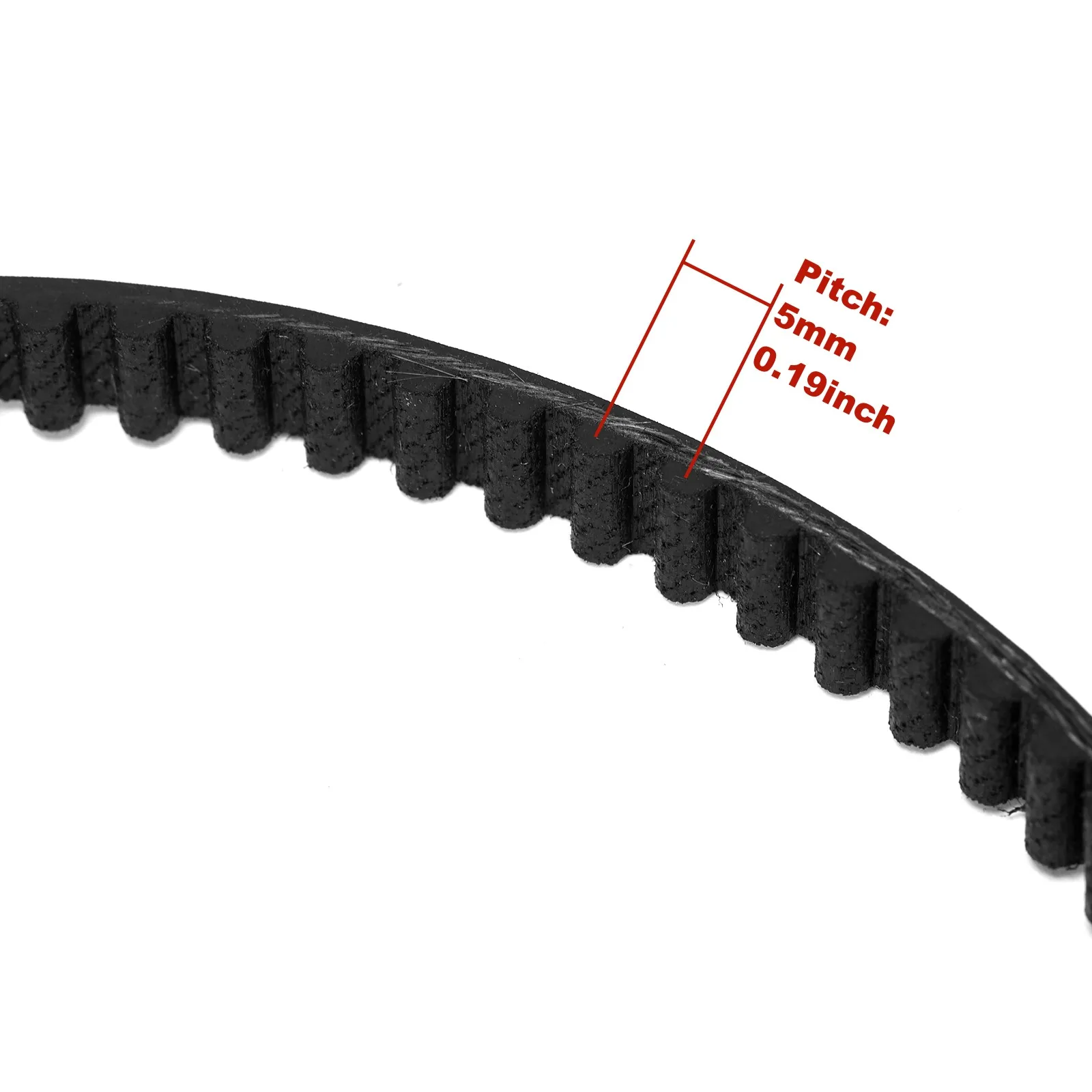 Cinghia in gomma per trasmissione falciatrice 2 pezzi HTD 450-5M (circonferenza 450mm, passo 5mm, larghezza 8.5mm) per boschotak 32 Elan 32, Concorde 32