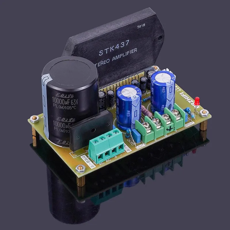 Classic Single-Ended OTL Circuit STK Beautiful Sound Thick Film STK437 Amplifier Board DIY Finished Board Bold Sweet Sound