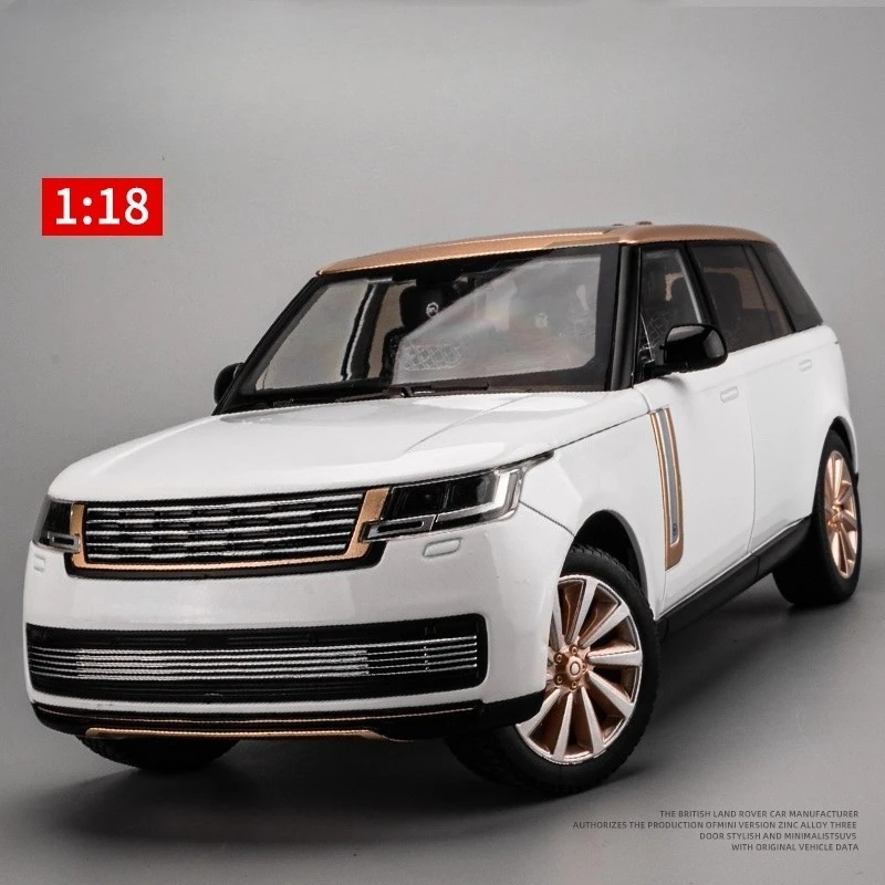 

1:18 SV 2022 SUV Alloy Car Model Diecasts Metal Off-road Vehicles Car Model Sound Light Simulation Collection Kids Toy Gift
