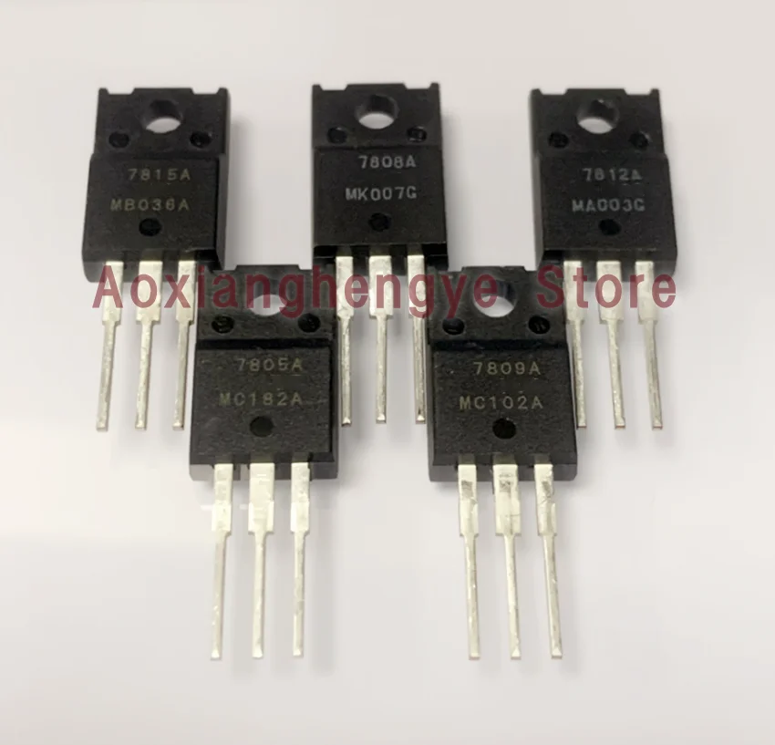 5PCS Linear voltage regulator JRC7805A/7808A/7809A/7812A/7815A encapsulation TO220F