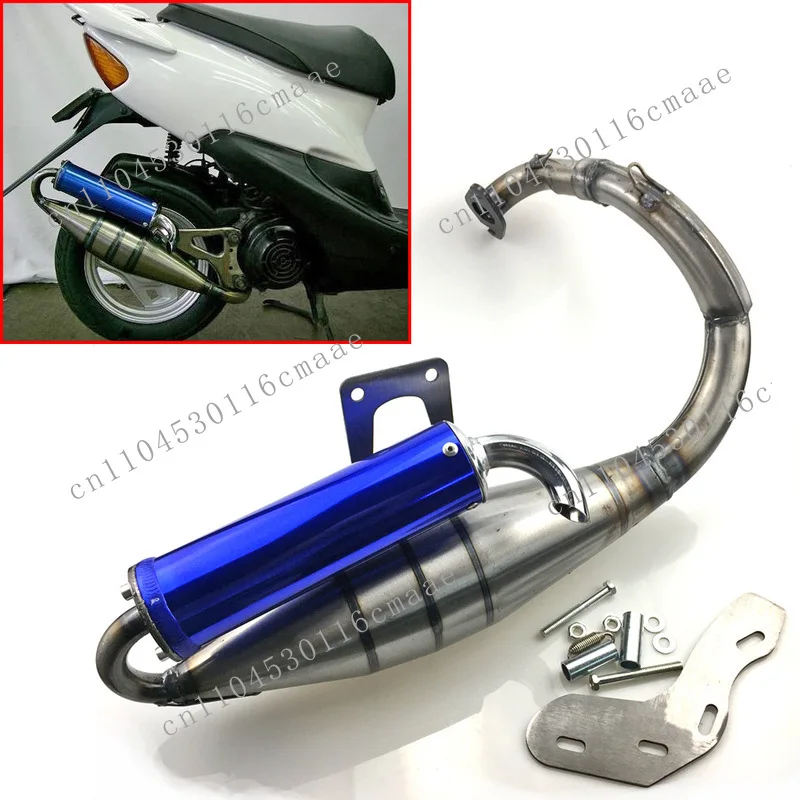 V8 Motorcycle Exhaust System for Honda DIO50/AF24/AF27/AF28/AF30/DIO AF18 Exhaust 50cc Scooter Racing Exhaust