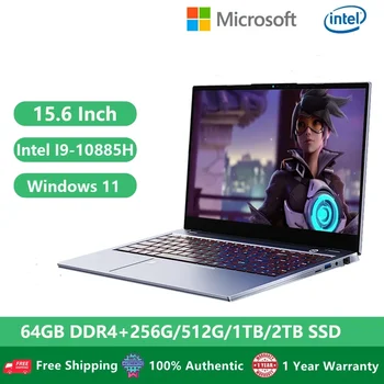 PC Portable Gamer Et Pro - Intel Core I9, 16Go RAM, 512Go SSD, écran 15,6" Full HD, Windows 11 - Idéal Gaming, Streaming Et Création - 10