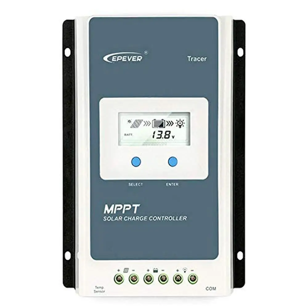 MPPT Solar Charge Controller 30A 12V/24V Auto with Real-time Energy Recording & Battery Protection Ideal RV Boat Household