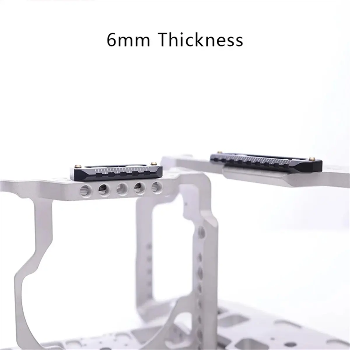 Rail Camera Anti-Off Quick Release Rail Thickness 6mm Length 46mm for FX3/FX30 Camera Handle Camera Cage 5 Piece 46mm