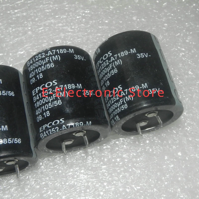 Capacitor eletrolítico, Filtragem do chifre de touro, B41231A7189M, B41252A7189M, 35V, 18000UF, 1Pc Lot