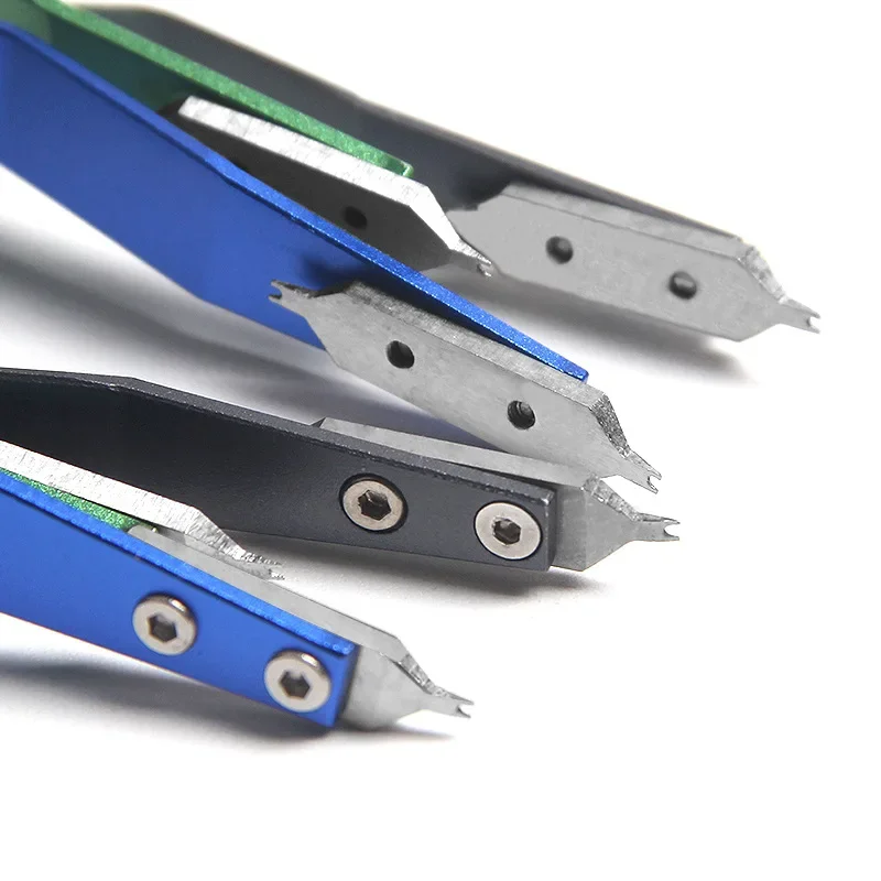 7825 Clip per pinzette per rimozione barra a molla per orologio in metallo a forma di V Accessorio per strumento di riparazione per orologi di precisione ad alta durezza per orologiaio