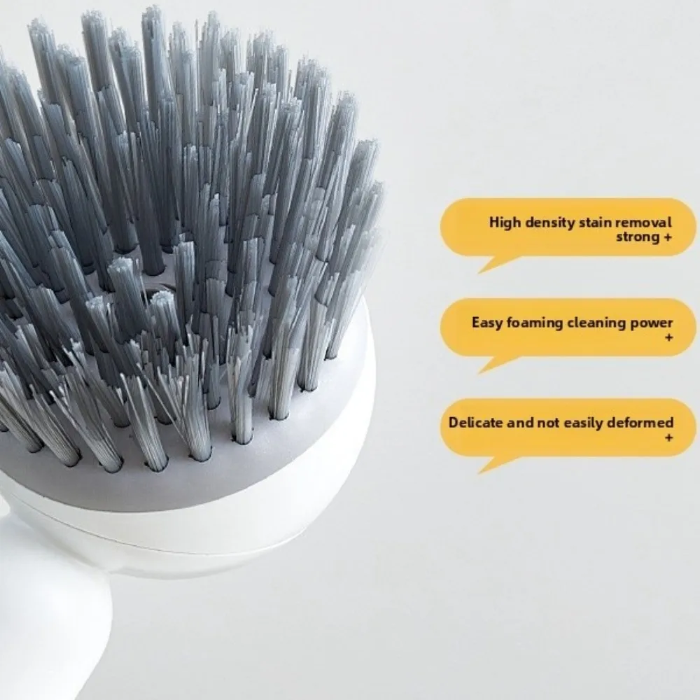 

Пластиковая щетка для посуды Вращающаяся подвесная щетка для кухонной утвари с коробкой для хранения жидкости Скруббер для мытья посуды с длинной ручкой