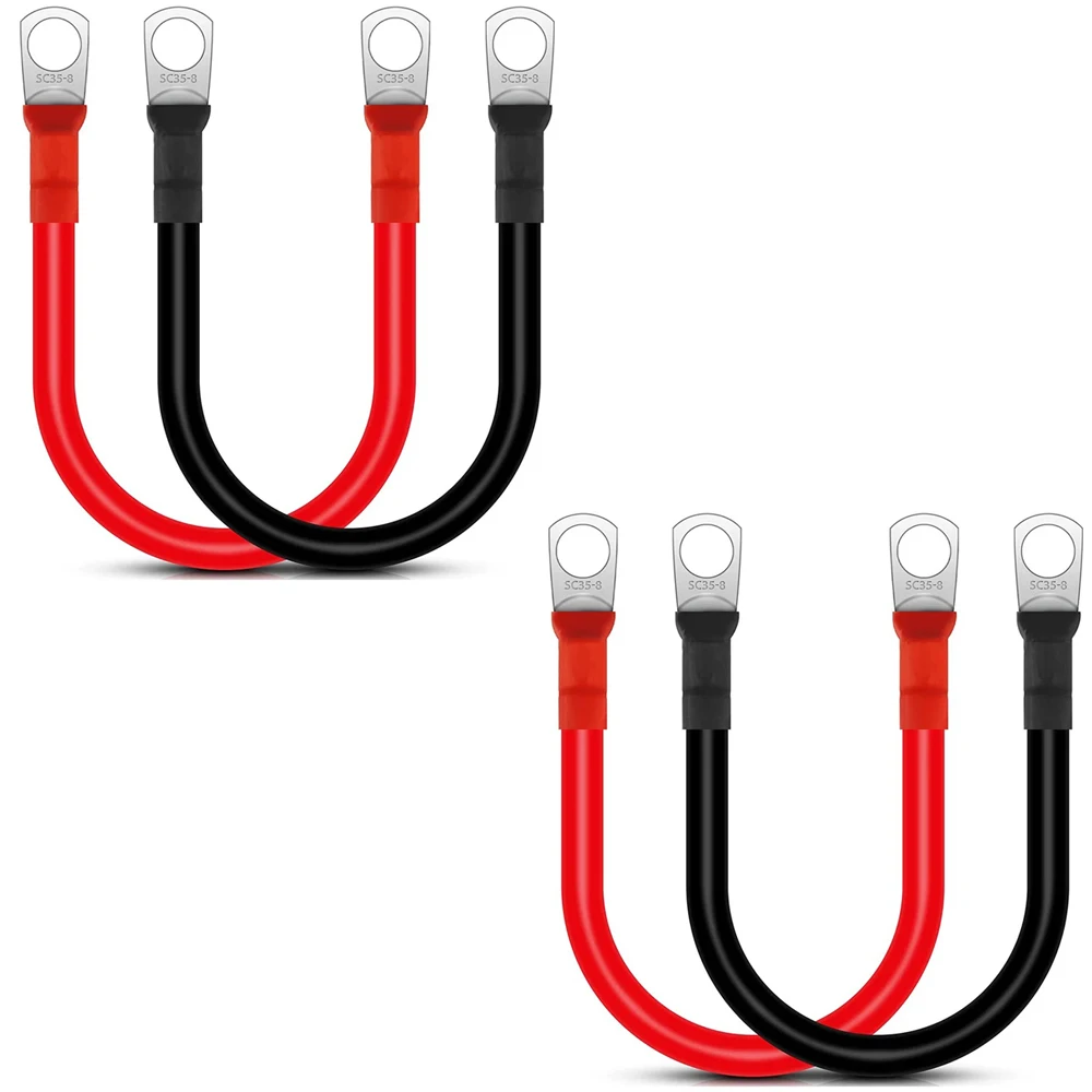 Soft Silicone Battery Cable Set, Waterproof Flexible 2AWG