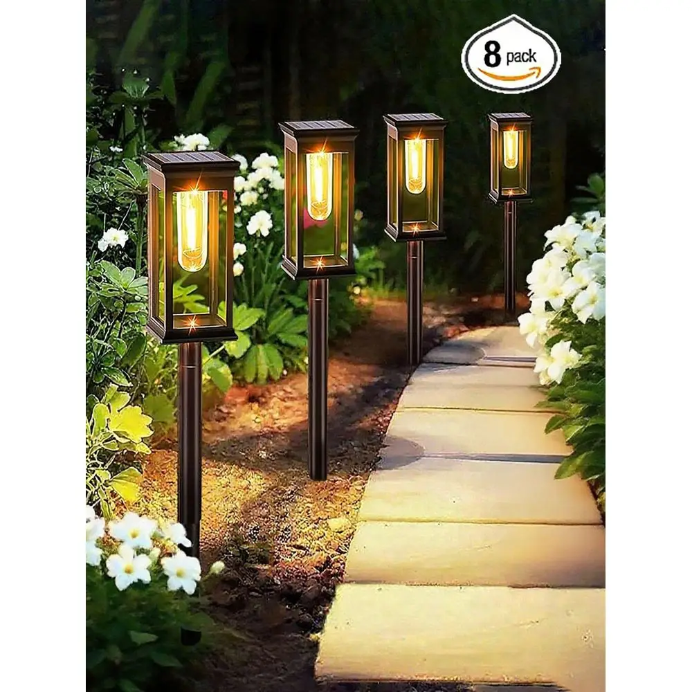 

16 шт. сверхъярких садовых ламп с вольфрамовой нитью, светодиодные лампы с вольфрамовой нитью высокой яркости для уличного освещения на солнечных батареях, 2В